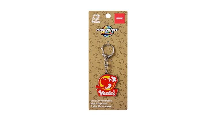 Mario Kart™ World Yoshi's Metal Keychain - Nintendo Official Site